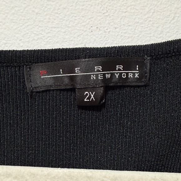 Pierri Womens 2X Floral Scoop Tank Top Blouse Lizzie McGuire 90s Y2K VTG Ribbed - Picture 3 of 8